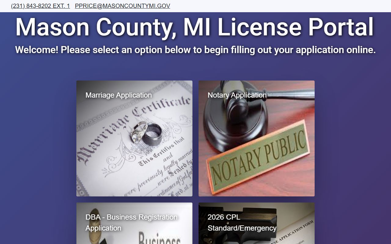 Mason County marriage and divorce records Fidlar Apex vital-record portal